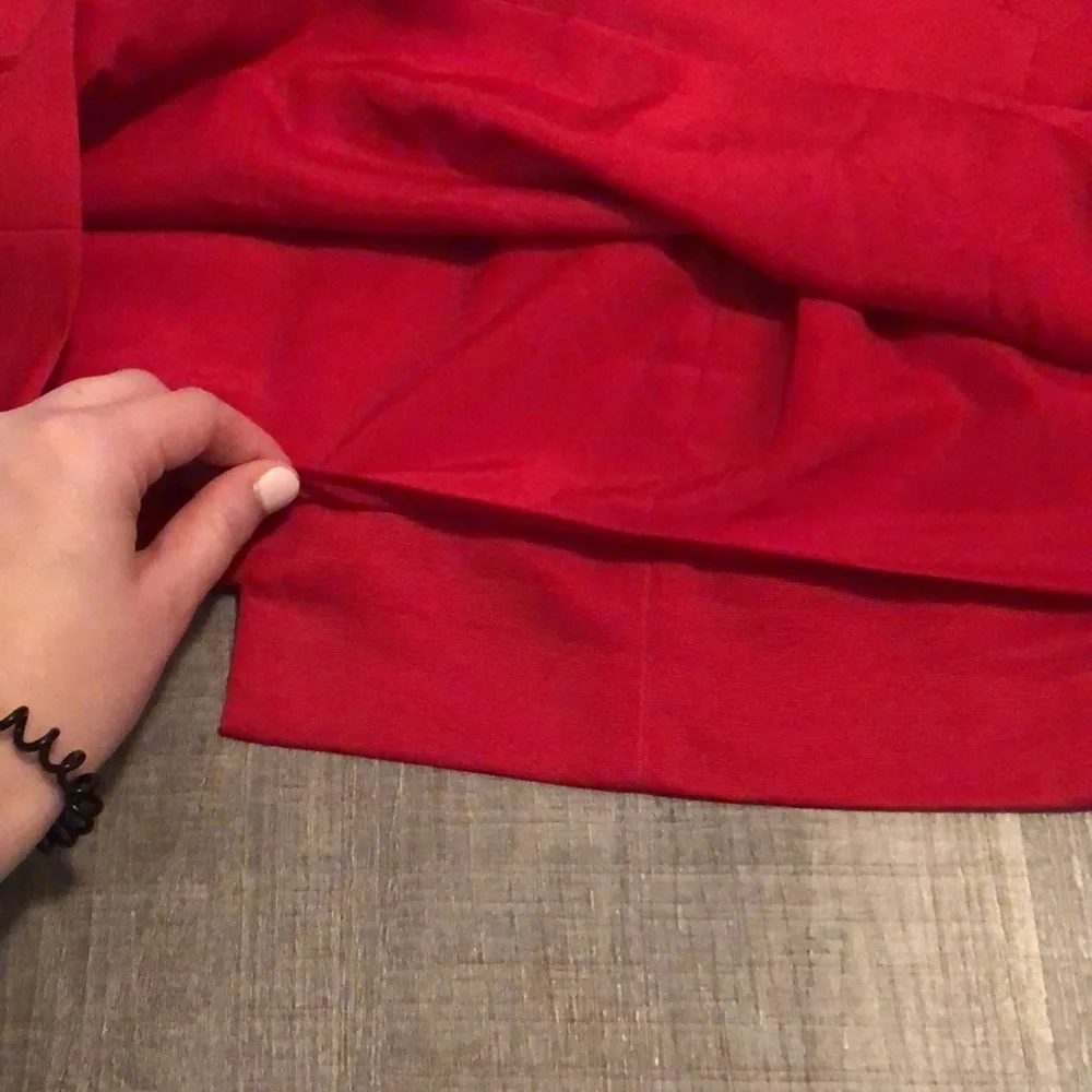 Finders Keepers Frame asymmetrical red mini dress - Picture 9 of 11